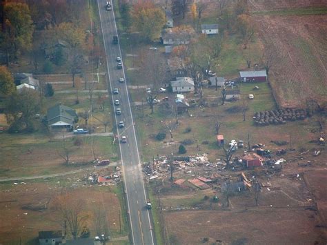 Nov 6th 2005 Evansville Area Tornado | Evansville, City photo, Aerial