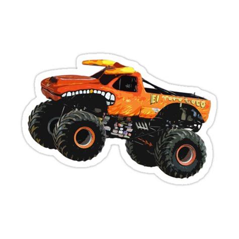 "El Toro Loco - Monster Truck" Stickerundefined by KingFloki in 2023 ...