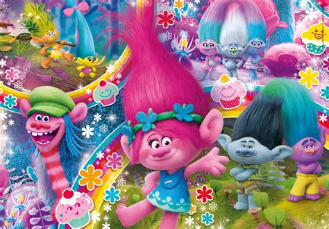 Trolls - 104 piezas - Brilliant Puzzle - Clementoni