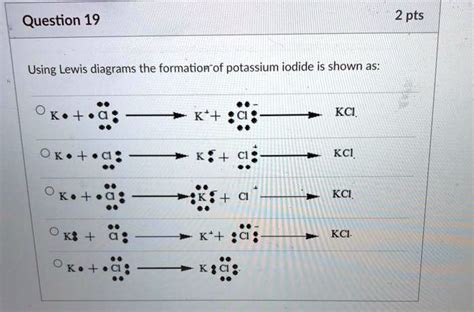 Potassium Iodide Lewis Dot Structure