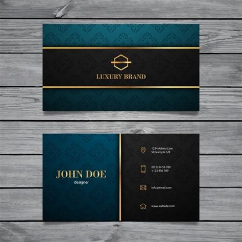 Free Vector | Luxury business card template