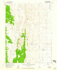 Map of Sites, Colusa County, CA in 1958 | Pastmaps