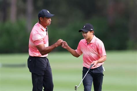 Tiger Woods Caddies for Son Charlie, 14, as He Earns Spot in Golf Championship: 'He Puts Me in ...