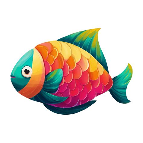 Colorful 1 Lovely Fish Icon | Fish Illustration Iconpack | Icon Archive