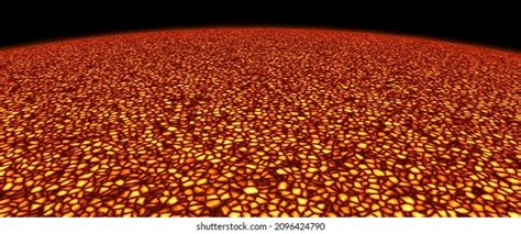 Photosphere Layer Emitting Light Surface Sun Stock Illustration ...