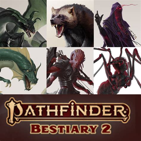 ArtStation - Pathfinder 2e - Bestiary 2 Creature