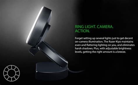 Razer Kiyo - Ring Light Equipped Broadcasting Camera – White Light ...