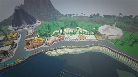 Minecraft Jurassic Park Map 1.5 2