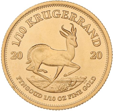 1/10oz Gold Krugerrand – Gold Reef City Mint