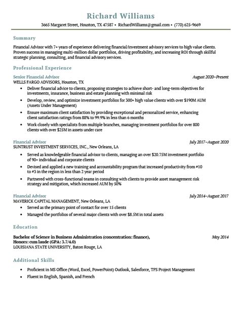 Good Simple Resume Examples