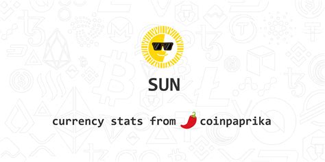 SUN (SUN) Price - Live Chart, Index, Market Cap | CoinPaprika