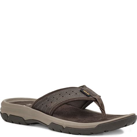 Teva Men Langdon Flip Flops - Walnut | elliottsboots