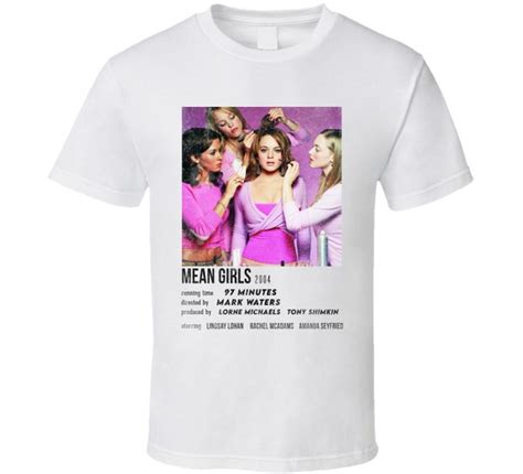 Mean Girls Retro Movie Credits Card T Shirt | Mean girls, Shirts ...