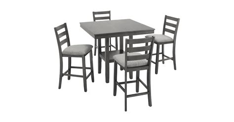 Tahoe Grey Counter Height Set | Dining Room Furniture Sets