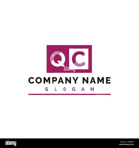 QC Logo Design. QC Letter Logo Vector Illustration - Vector Stock ...