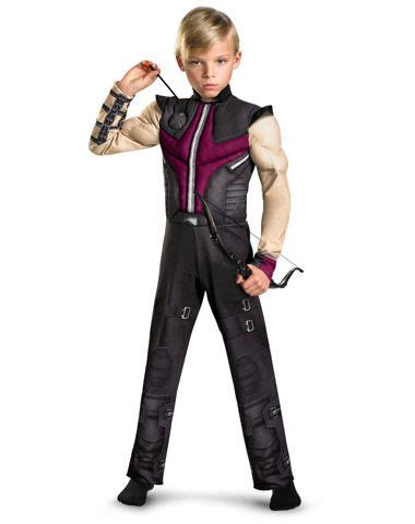 Avengers Hawkeye Muscle Child Costume – Spirit Halloween | Hawkeye ...