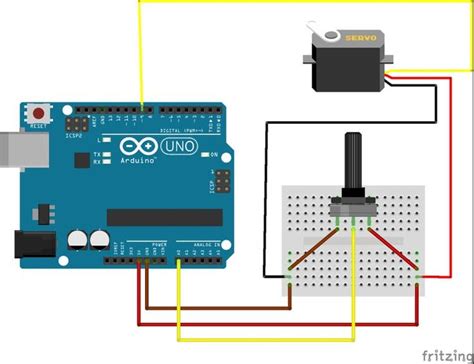 Arduino : How to Control Servo Motor With Potentiometer | Arduino, Electronics projects, Arduino ...