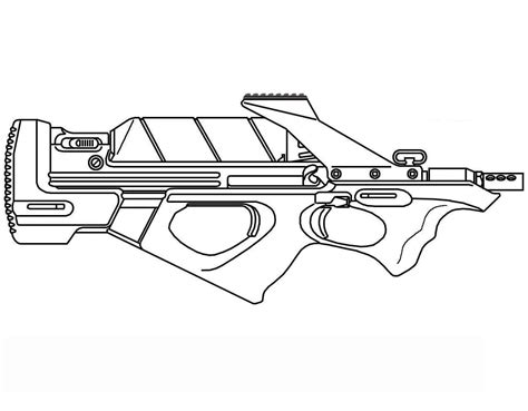 Nerf Blaster coloring page - Download, Print or Color Online for Free