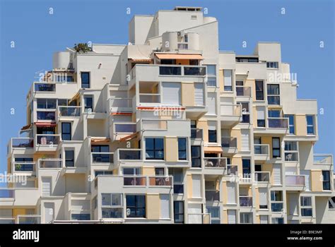 building, architecture, the seventies, la Grande Motte Stock Photo - Alamy