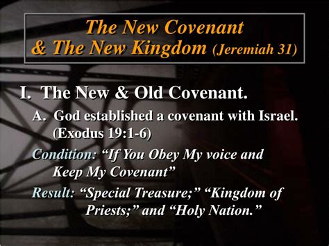 PPT - The New Covenant & The New Kingdom (Jeremiah 31) PowerPoint Presentation - ID:339790