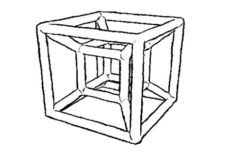 An awesome animation of a rotating 4D cube... | Visualizing Math