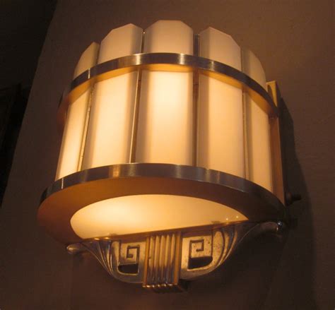 Pair of Art Deco Theater Wall Sconces at 1stdibs