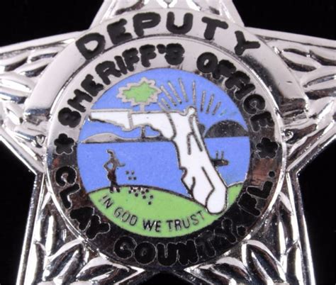 Deputy Sheriff Clay County Florida Badges (2)