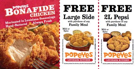 Popeye's Chicken Canada Coupons - Canadian Freebies, Coupons, Deals, Bargains, Flyers, Contests ...