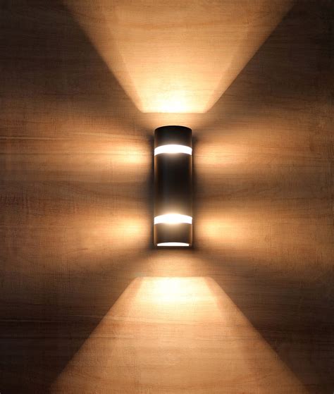 XiNBEi-Lighting Outdoor Wall Light in D Shape with Aluminum Modern Wall ...