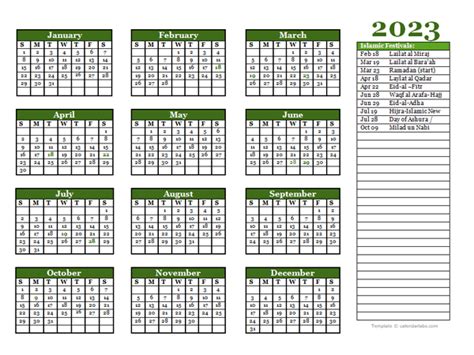 Islamic Calendar 2023 Uk – Get Calendar 2023 Update