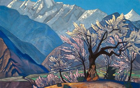 Krishna (Spring in Kulu) - Nicholas Roerich - WikiArt.org ...