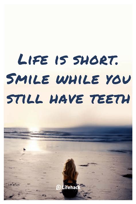 Smile Quotes Smile quotes quote smiling short teeth while