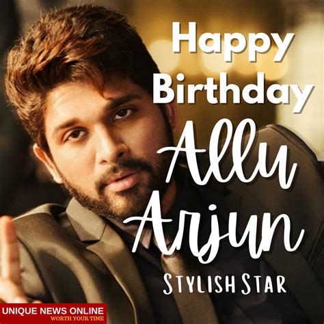 Happy Birthday Allu Arjun: Here are some Quotes, Wishes, Images, facebook and Twitter Messages ...