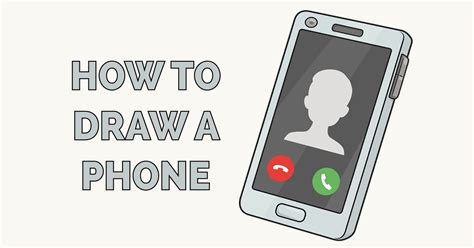 How to Draw a Phone - Really Easy Drawing Tutorial