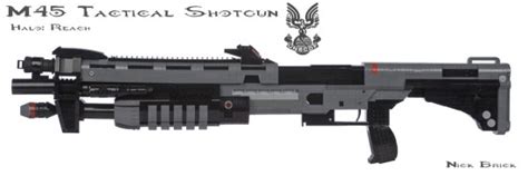 The M45 Tactical Shotgun from Halo in LEGO Form | The Mary Sue