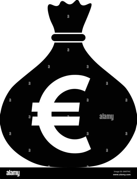 Money bag icon with Euro symbol , EUR currency symbol , vector illustration Stock Vector Image ...