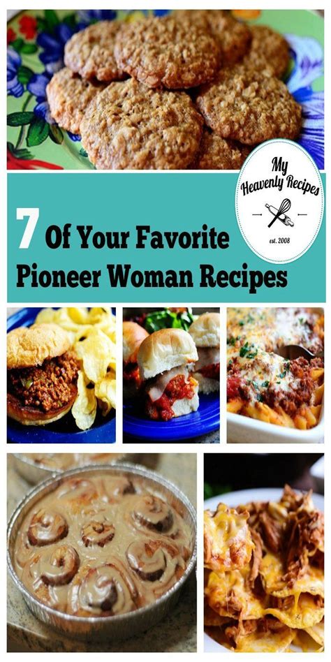 7 Of Your Favorite Pioneer Woman Recipes | Pioneer woman recipes, Pioneer woman cookbook, Ree ...