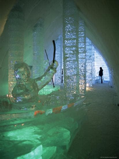 'Ice Sculptures, Ice Hotel, Quebec, Quebec, Canada' Photographic Print ...