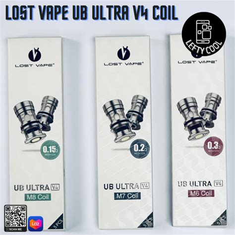 LOST VAPE UB ULTRA V4 REPLACEMENT COIL B60/ B80 / OCC LeftyCool | Lazada