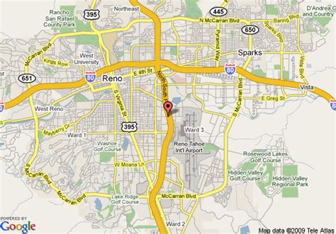 Reno Neighborhoods Map