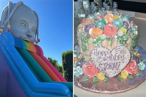 See Inside Stormi Webster's Epic 5th Birthday Party Complete with Merch and a StormiWorld Slide