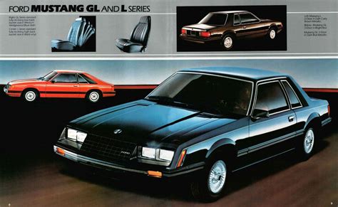 1982 ford mustang brochure