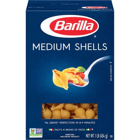 Barilla Pasta Medium Shells, 16.0 OZ - Walmart.com