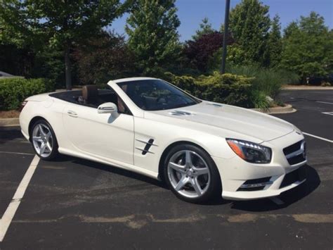 2015 Mercedes SL550 AMG White w/ Tan interior - WDDJK7DA8FF034063