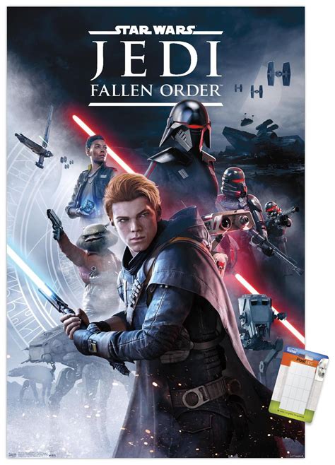 Star Wars: Jedi Fallen Order - Key Art Wall Poster, 22.375" x 34" - Walmart.com