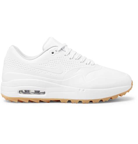 Nike Air Max 1g Coated Mesh Golf Shoes in White for Men | Lyst UK