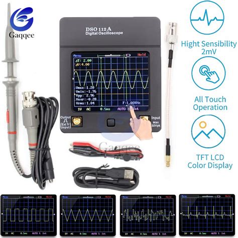 112A 8 Bit TFT LCD Mini dijital osiloskop dokunmat... – Grandado