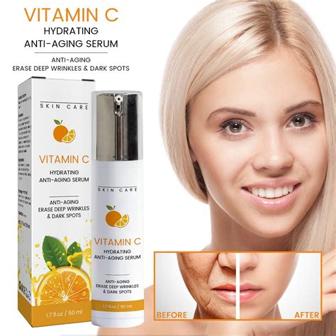 Skin Moisturizer Facial Vitamin C For Personal Skin Care 50ml Orange ...