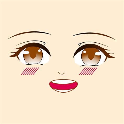 Premium vector l cute and beautiful anime eye. royalty free. 11294954 ...