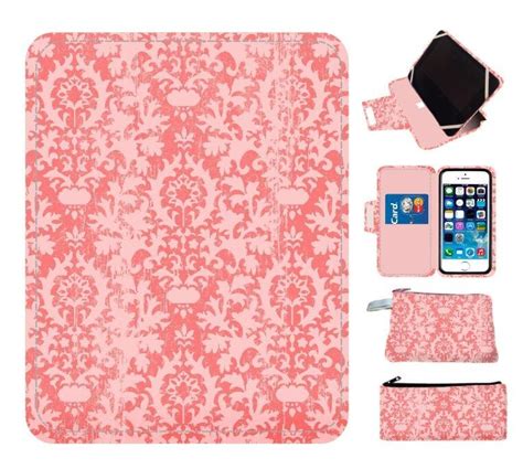 Pink Damask tablet case Ipad Case iPad case by superpowerscases